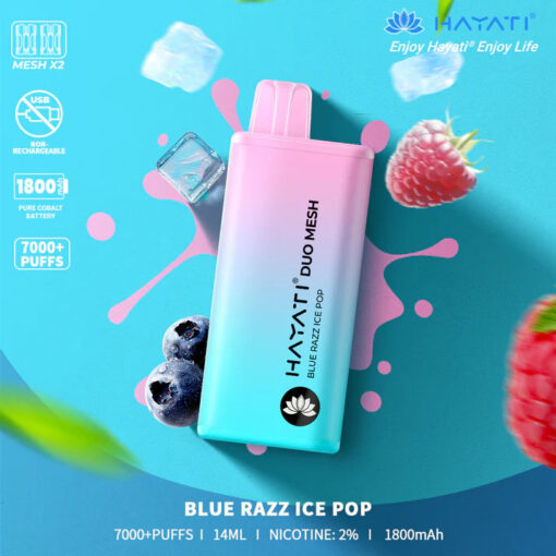 Hayati Duo Mesh 7000 Puffs Disposable Vape Bar Pod Kit - Image 25