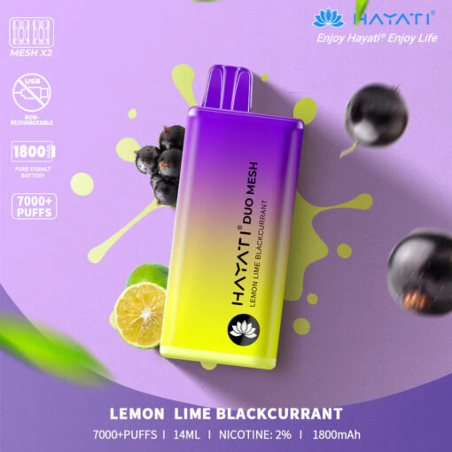 Hayati Duo Mesh 7000 Puffs Disposable Vape Bar Pod Kit - Image 47