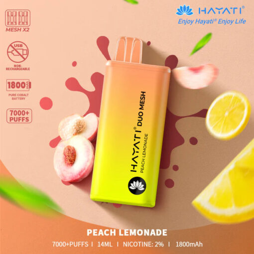 Hayati Duo Mesh 7000 Puffs Disposable Vape Bar Pod Kit - Image 34
