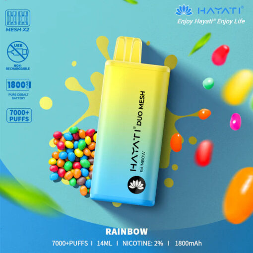 Hayati Duo Mesh 7000 Puffs Disposable Vape Bar Pod Kit - Image 35