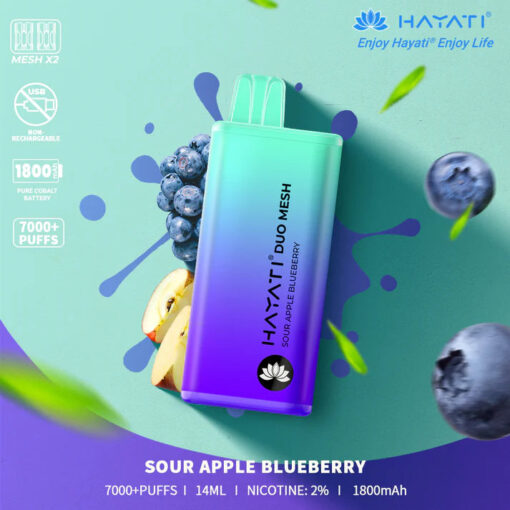 Hayati Duo Mesh 7000 Puffs Disposable Vape Bar Pod Kit - Image 46
