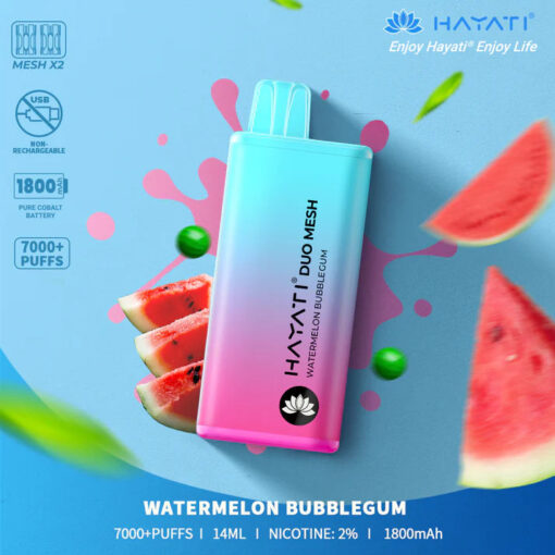 Hayati Duo Mesh 7000 Puffs Disposable Vape Bar Pod Kit - Image 44