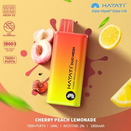 Hayati Duo Mesh 7000 Puffs Disposable Vape Bar Pod Kit - Image 5