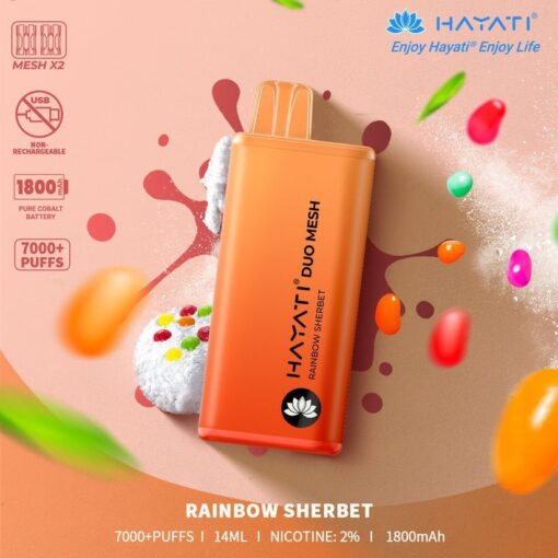 Hayati Duo Mesh 7000 Puffs Disposable Vape Bar Pod Kit - Image 14