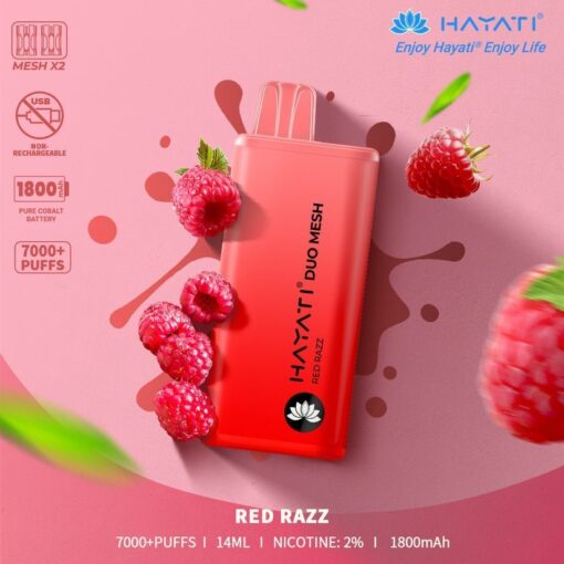 Hayati Duo Mesh 7000 Puffs Disposable Vape Bar Pod Kit - Image 17