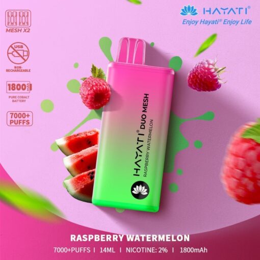 Hayati Duo Mesh 7000 Puffs Disposable Vape Bar Pod Kit - Image 15